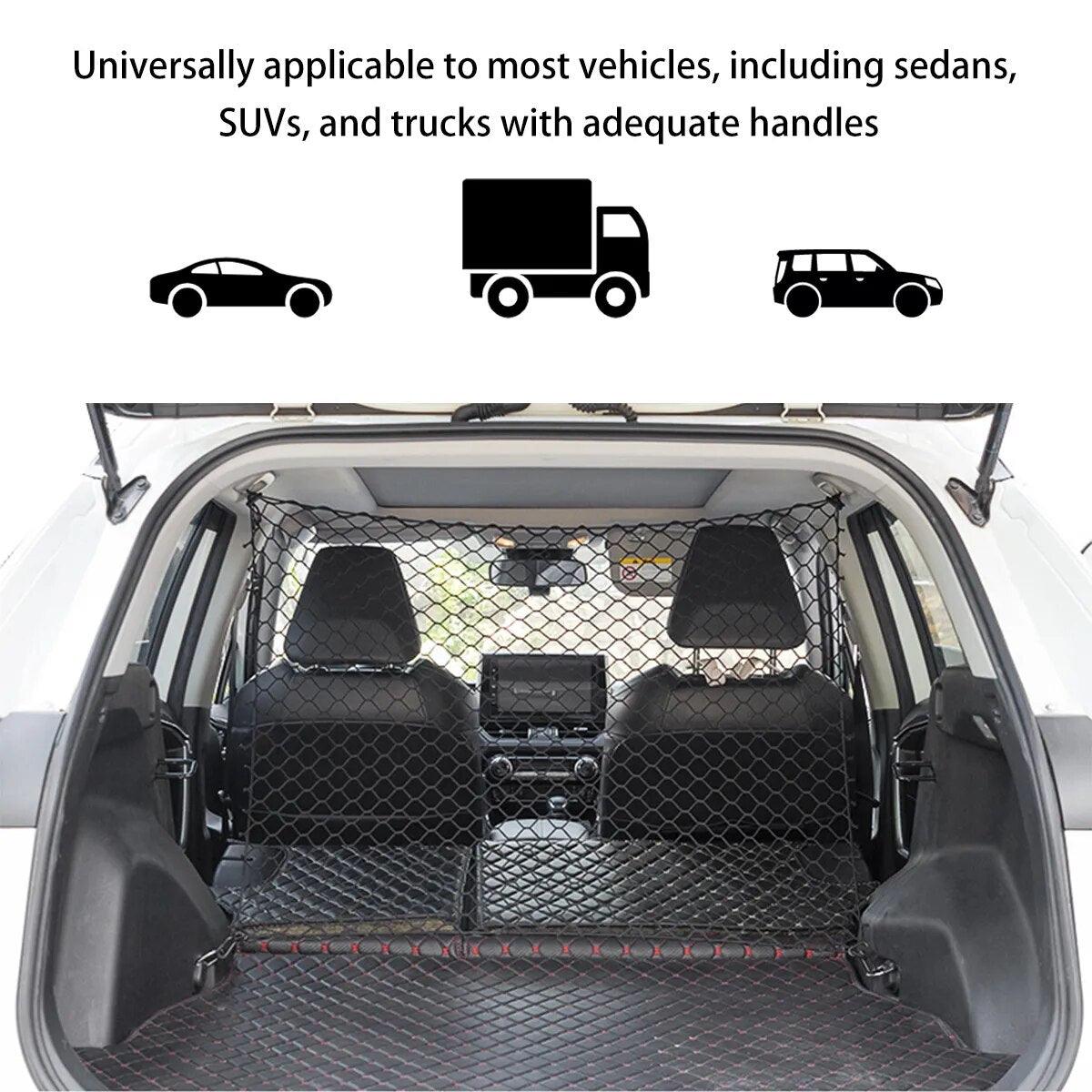 Dog Barrier Net Rear Seat Car Protection - chloespetshop