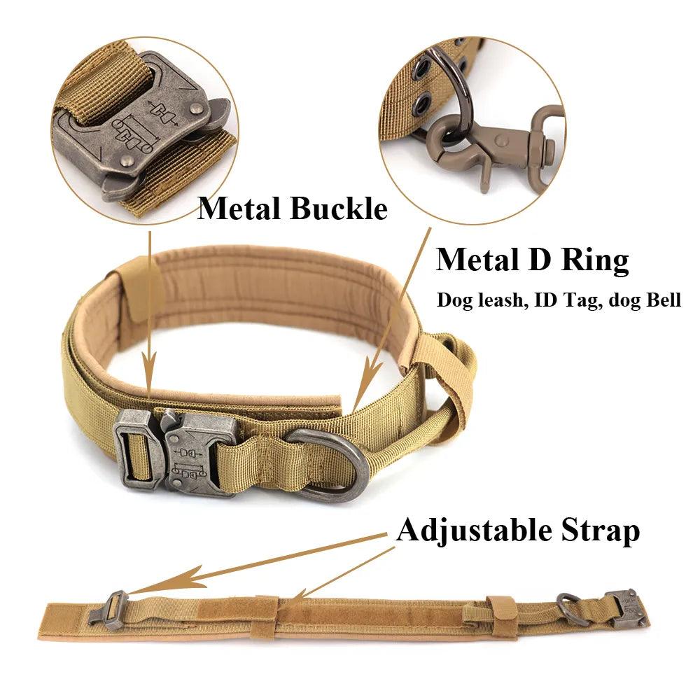 K9 Dog Tactical Harness And Leash - chloespetshop