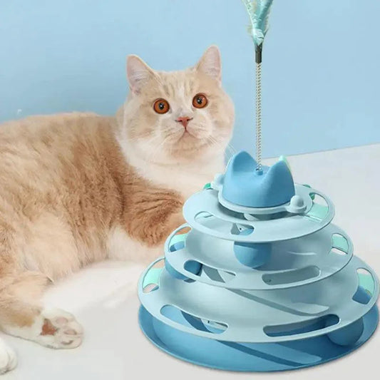 Enhancing Your Cat’s Cognitive Skills with a Tracks Roller Toy