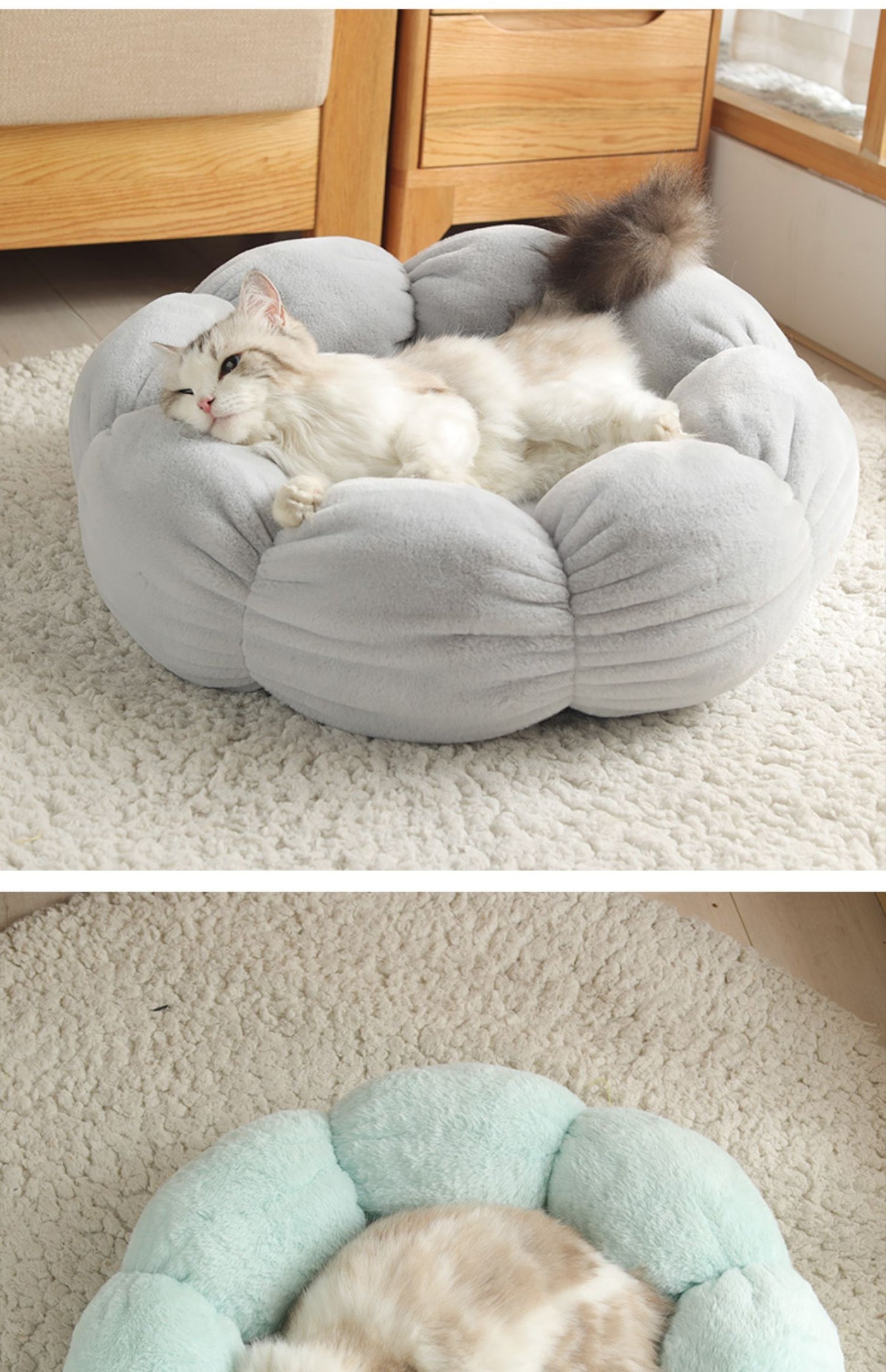 Warm And Thick Cat Bed