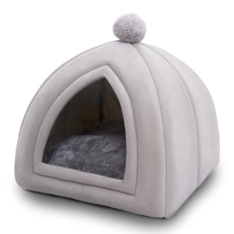 Closed Folding Cat House