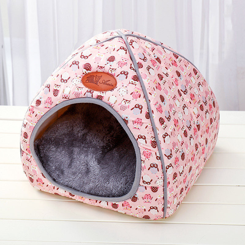 Closed Folding Cat House