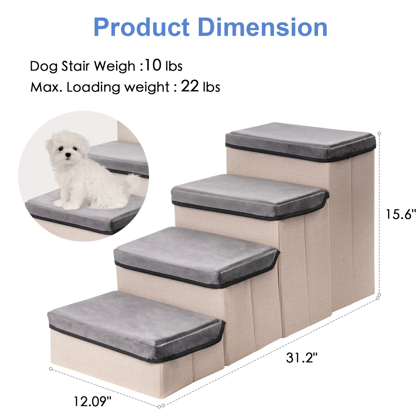 Dog Stairs Fold-able