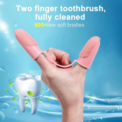 Pet Two Finger Toothbrush