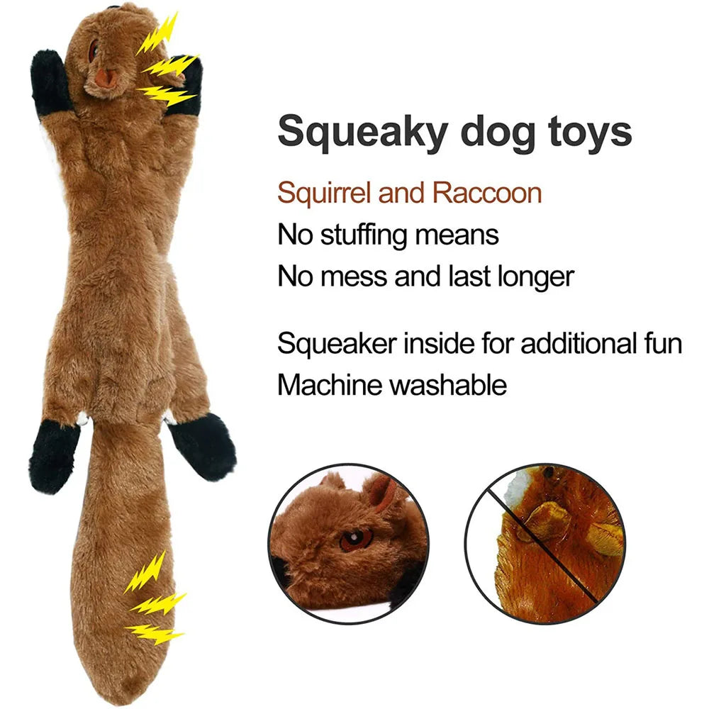 Animal Squeaker Chew Toys