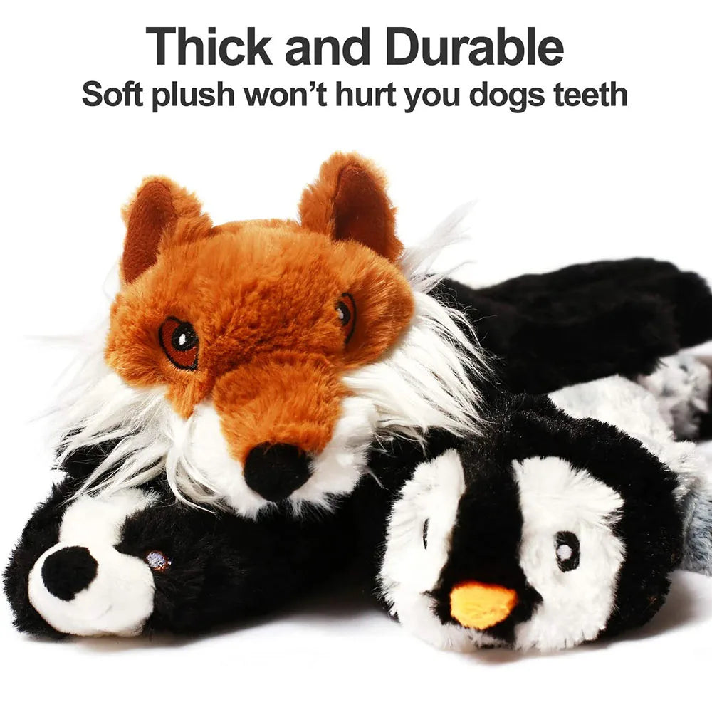 Animal Squeaker Chew Toys