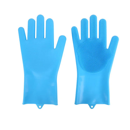 1pair silicone dog clean gloves