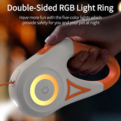 5M Automatic Retractable Dog Leash LED Luminous