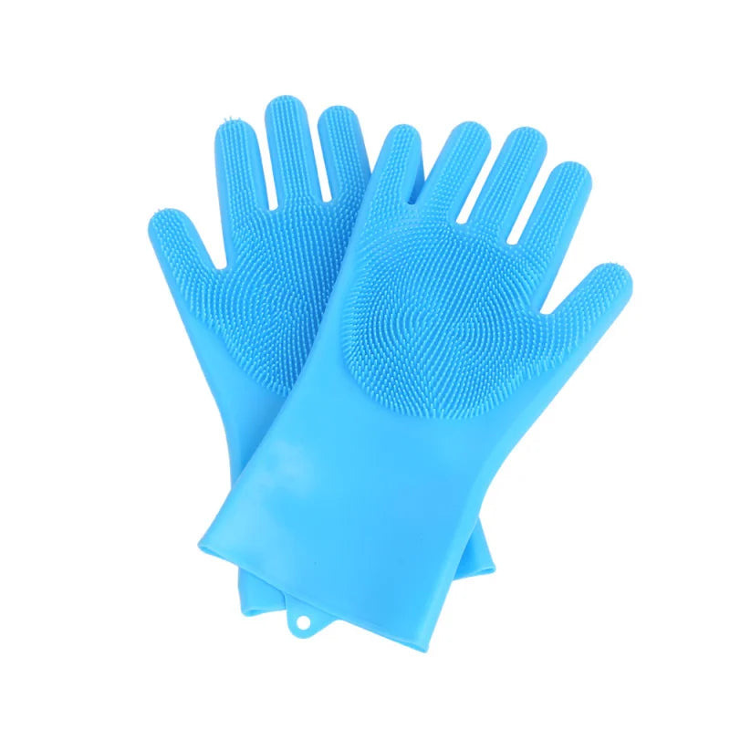 1pair silicone dog clean gloves