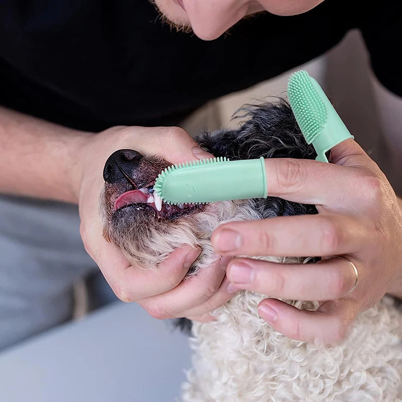 Pet Two Finger Toothbrush