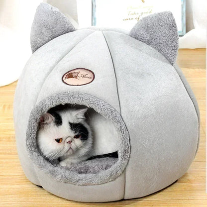 Cat Bed House With Pad