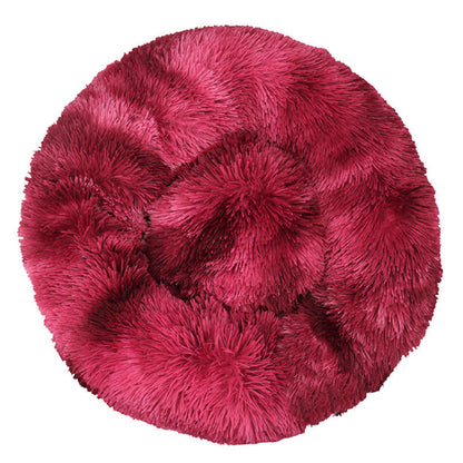 Round Plush Pet Mat