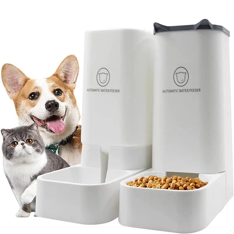 Automatic Pet Feeder and Water Dispenser 3.8L - chloespetshop