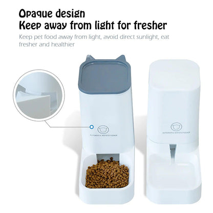 Automatic Pet Feeder and Water Dispenser 3.8L - chloespetshop