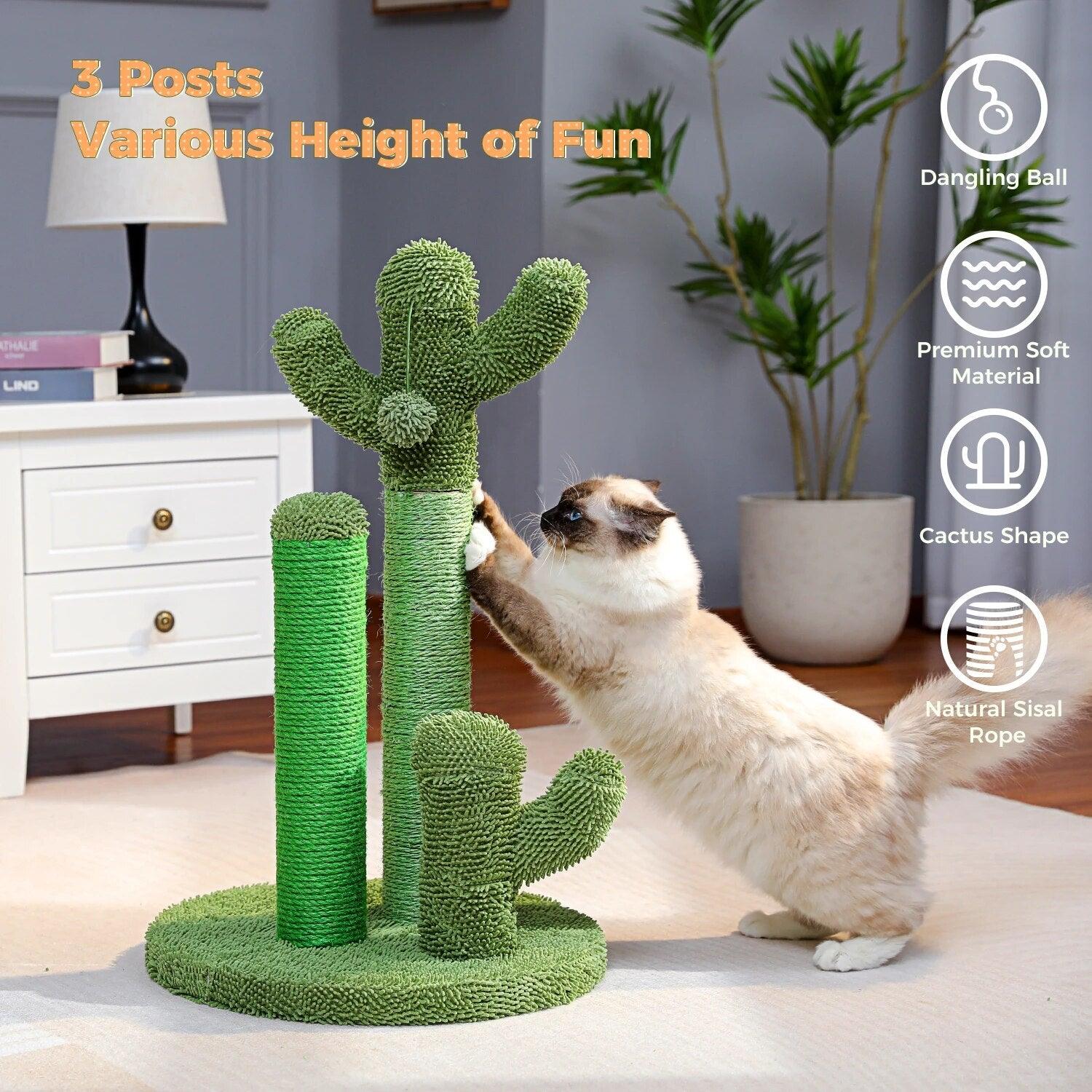 Cactus Cat Scratching Post - chloespetshop