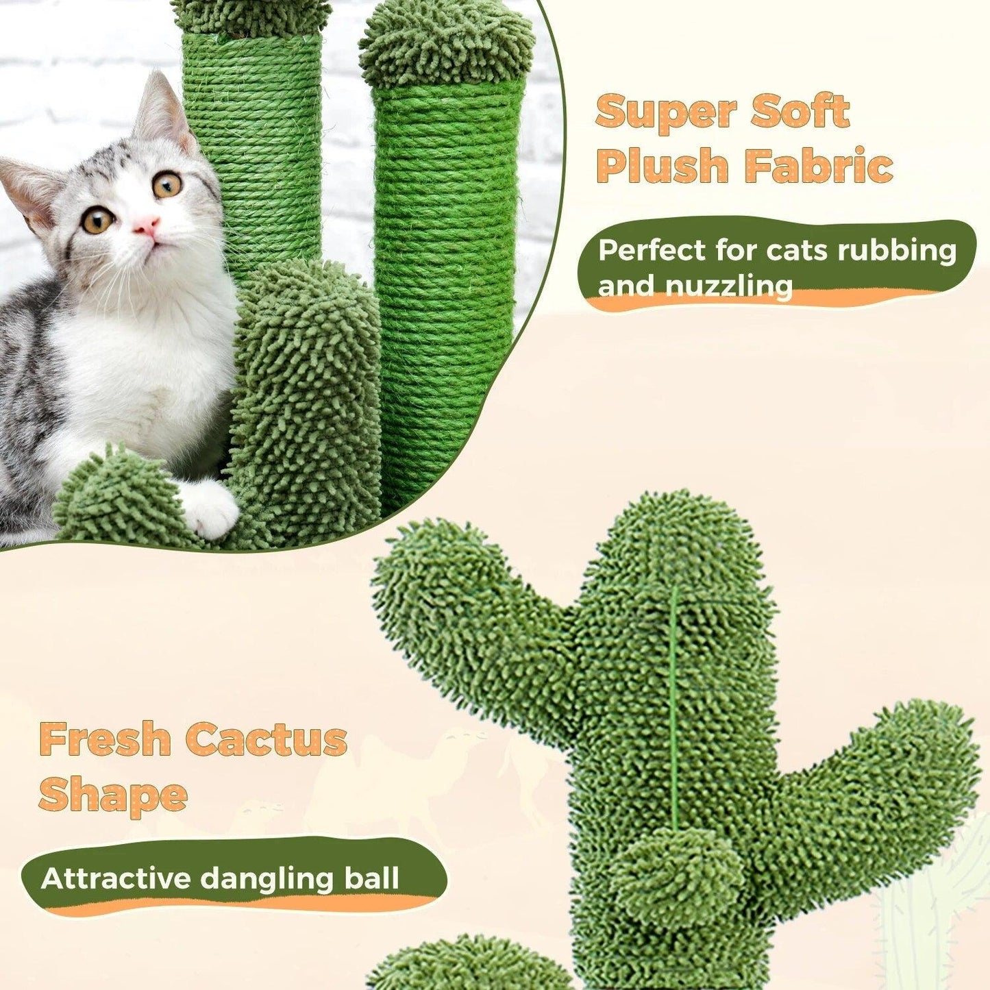 Cactus Cat Scratching Post - chloespetshop