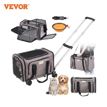 Cat Carrier Backpack With Wheels - chloespetshop