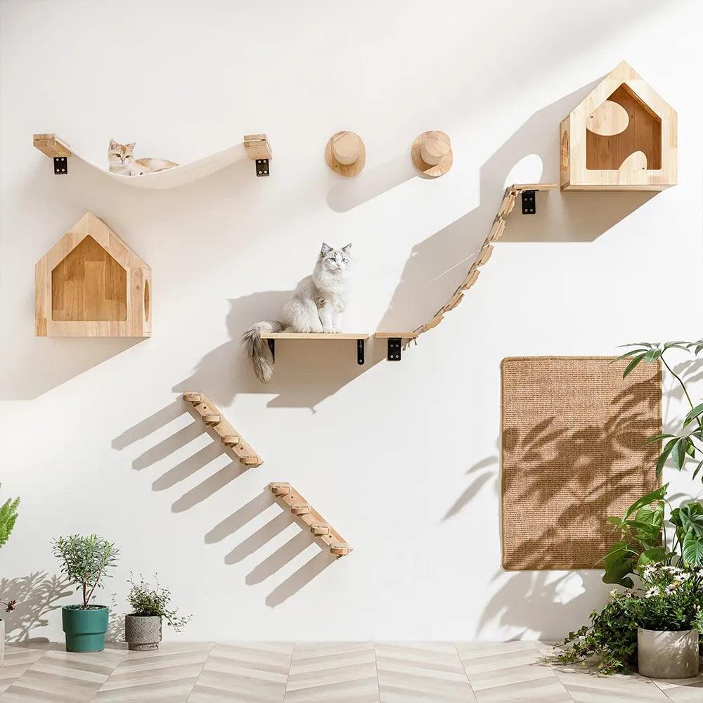 Cat Climbing Shelf Wall - chloespetshop