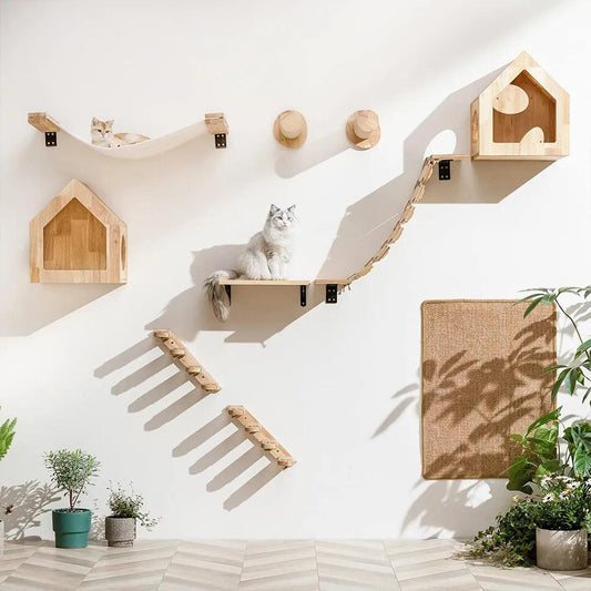 Cat Climbing Shelf Wall - chloespetshop