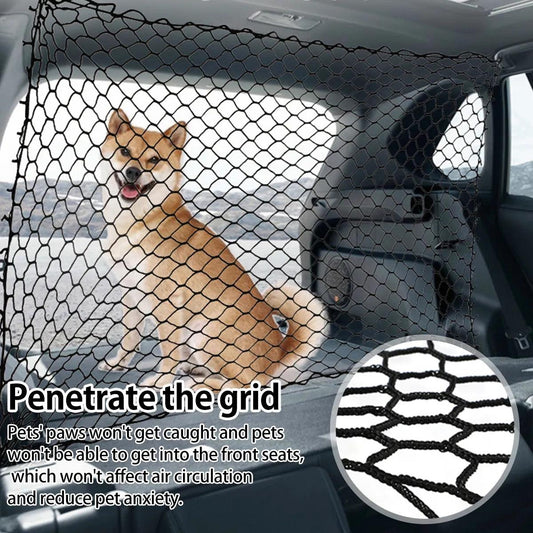 Dog Barrier Net Rear Seat Car Protection - chloespetshop