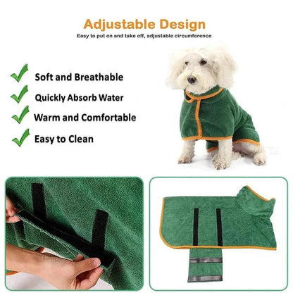 Dog Bathrobe - chloespetshop