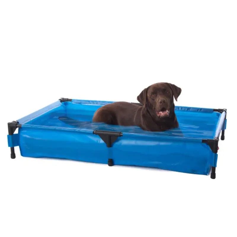 Dog Pool & Pet Bath Blue X-Large 32 X 50 X 9 Inches - chloespetshop