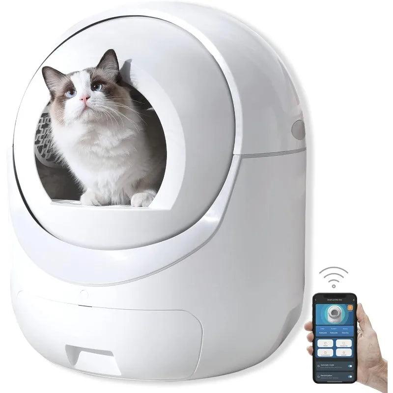 Large Self Cleaning Cat Litter Box - chloespetshop