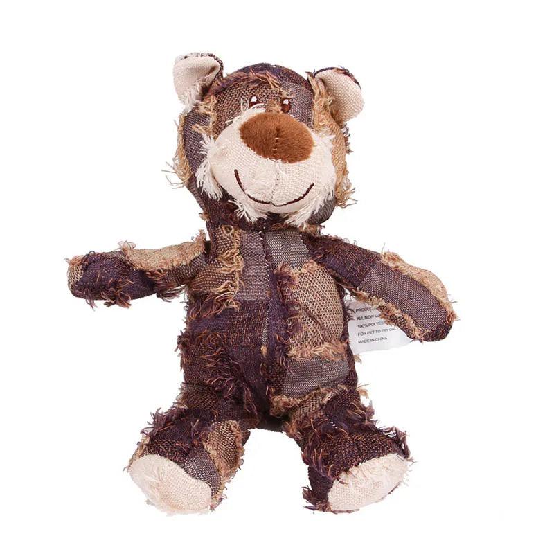 Patchwork Bear Plush Toys - chloespetshop