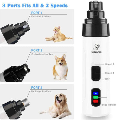 Pet Nail Grinders Rechargeable - chloespetshop