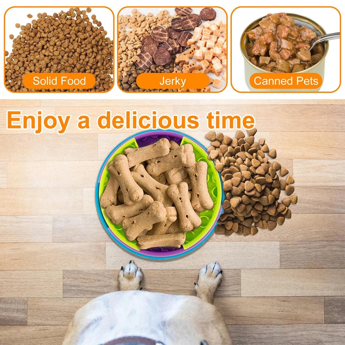 Pet Slow Food Bowl 3-Layers - chloespetshop