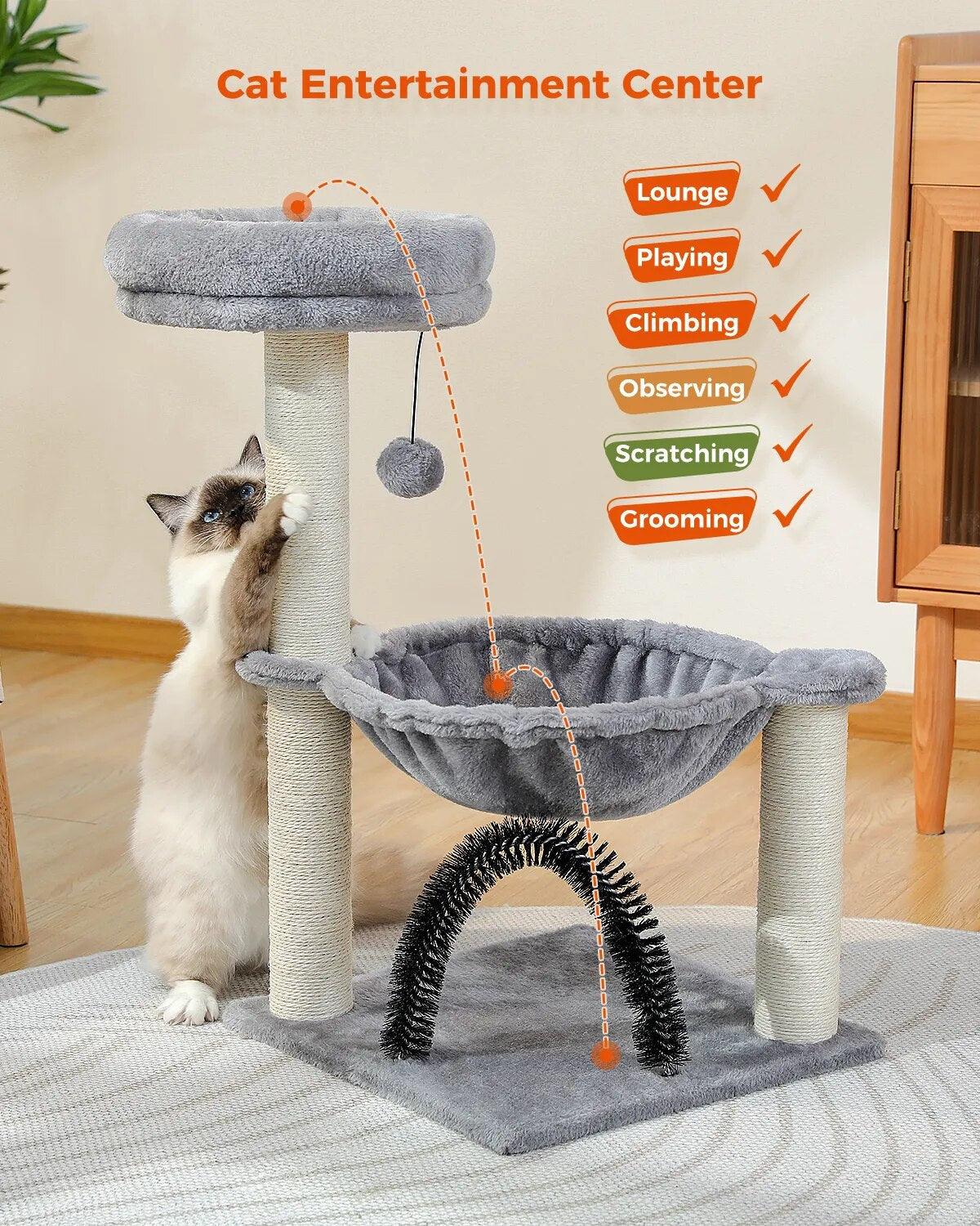 Small Cat Tree Cat Tower - chloespetshop