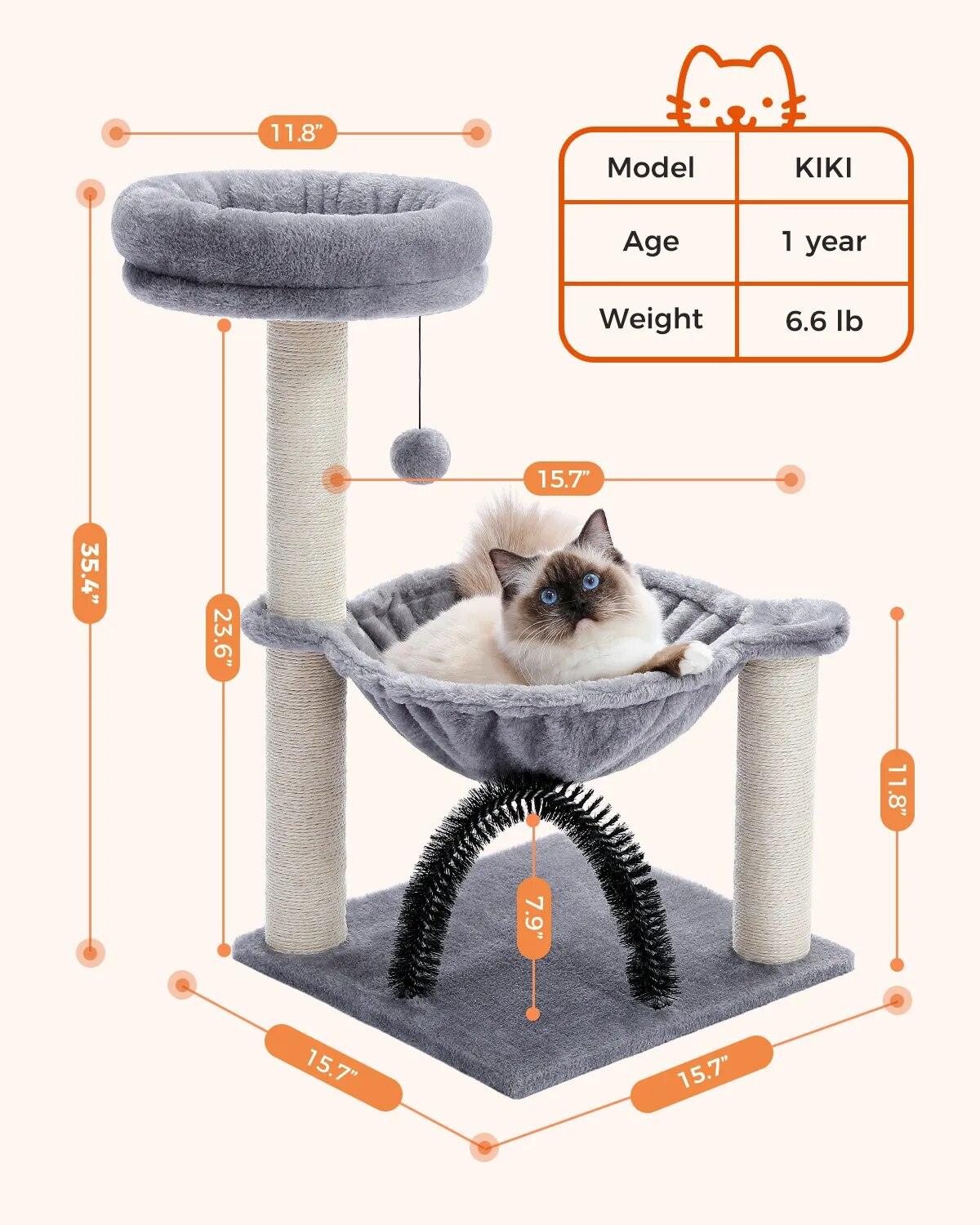 Small Cat Tree Cat Tower - chloespetshop