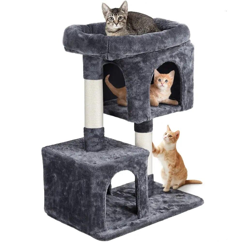 33.5" Height Small Cat Tree Tower - chloespetshop