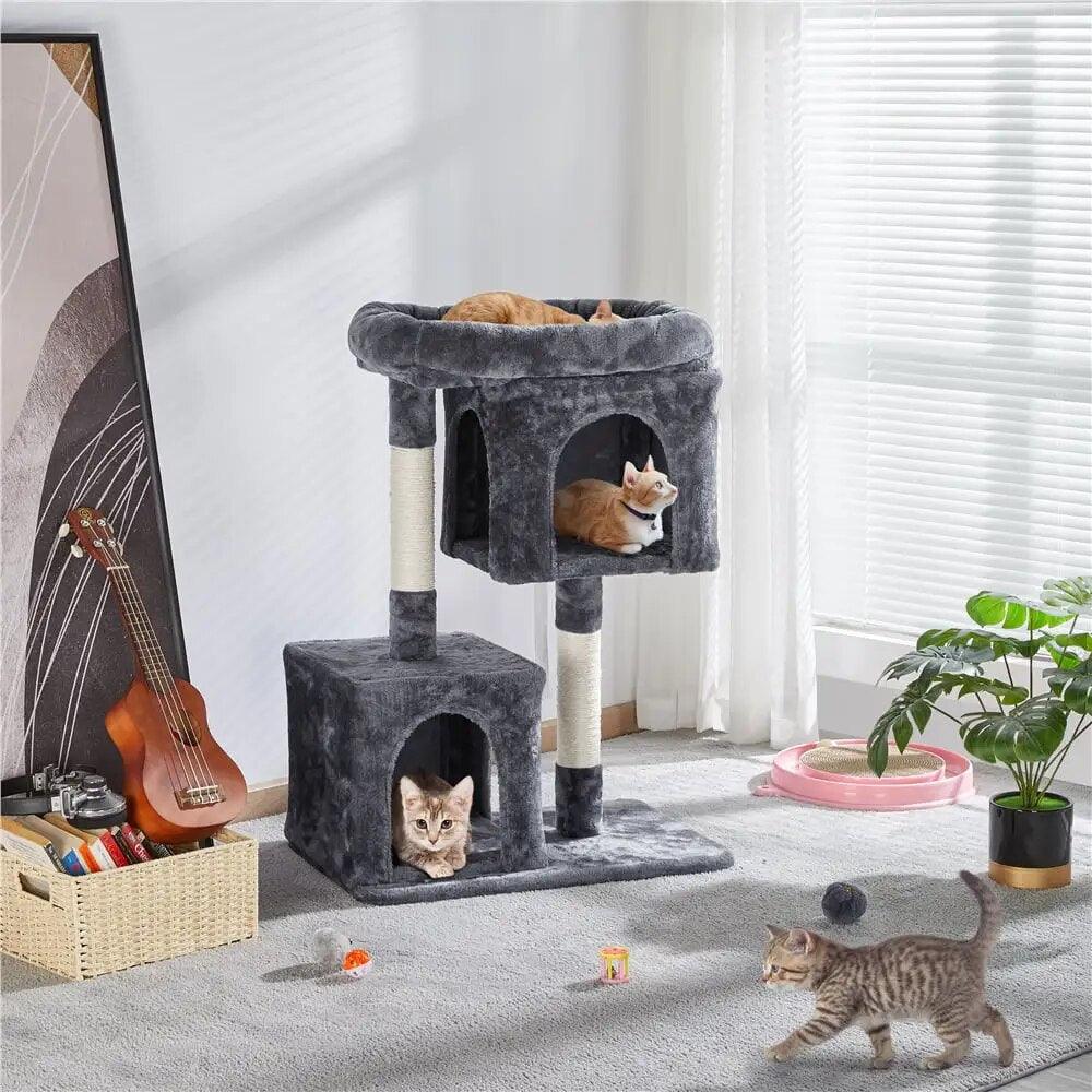 33.5" Height Small Cat Tree Tower - chloespetshop