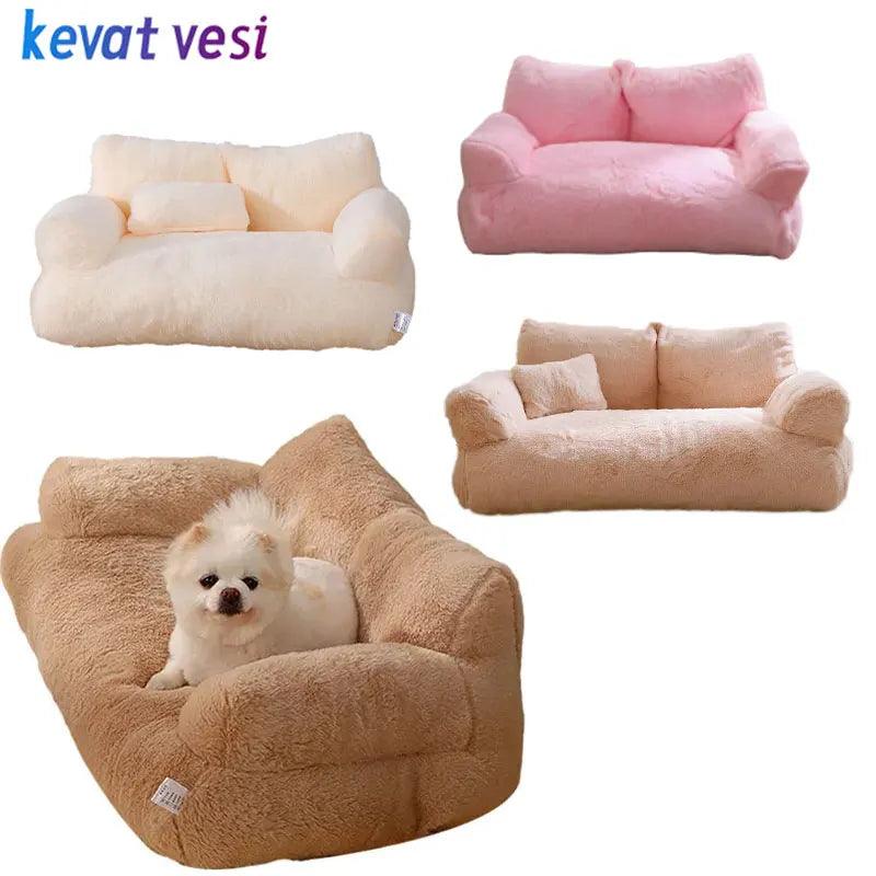 Warm Plush Sofa Bed - chloespetshop