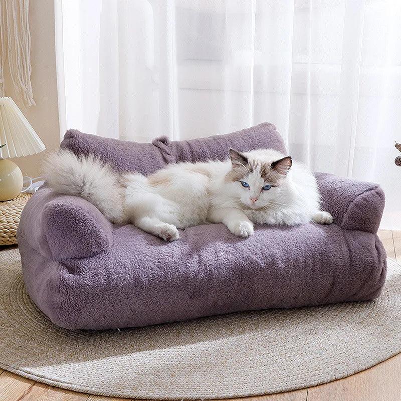 Warm Plush Sofa Bed - chloespetshop