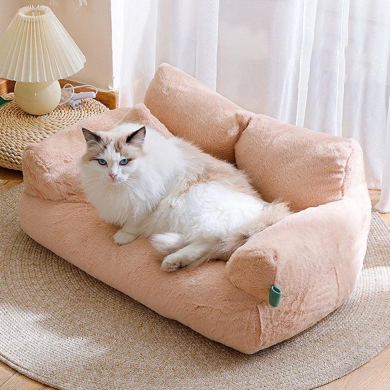 Warm Plush Sofa Bed - chloespetshop