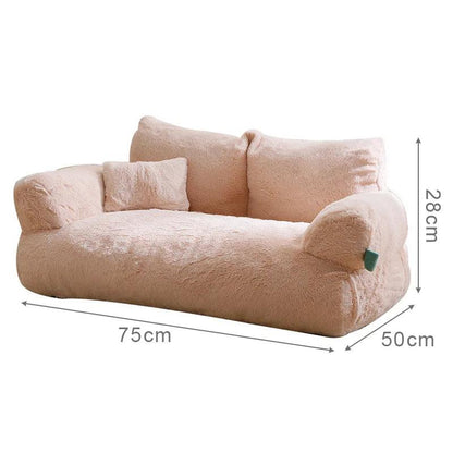 Warm Plush Sofa Bed - chloespetshop